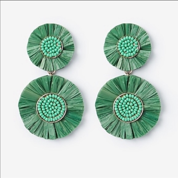 Express Jewelry - Express Green Earrings NWT